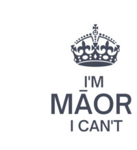I'm Maori I can't keep calm - Baby Bib Design