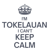 I'm Tokelauan I can't keep calm. - Kids Youth T shirt Design