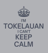I'm Tokelauan I can't keep calm. - Womens Crop Hood Design