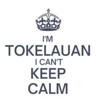 I'm Tokelauan I can't keep calm. - Womens Curve Longsleeve Tee Design