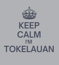 Keep calm I'm Tokelauan - Womens Crop Hood Design