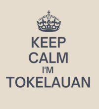 Keep calm I'm Tokelauan - Heavy Duty Canvas Tote Bag Design