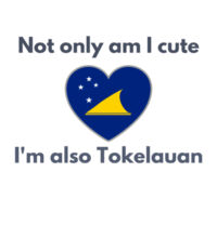 Cute and Tokelauan - Kids Youth T shirt Design