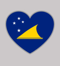 Tokelau Heart  - Womens Premium Crew Design