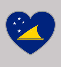 Tokelau Heart  - Mens Premium Crew Design