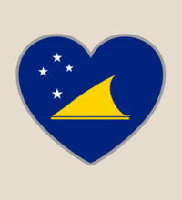 Tokelau Heart  - Heavy Duty Canvas Tote Bag Design