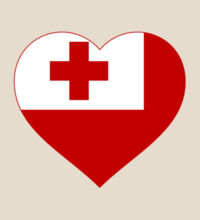 Tongan Heart - Heavy Duty Canvas Tote Bag Design