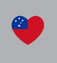Samoan Heart - Womens Crop Hood Design