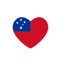 Samoan Heart - Kids Longsleeve Tee Design
