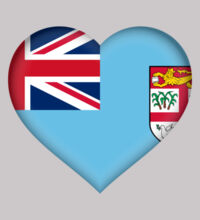 Fiji Heart - Womens Premium Crew Design