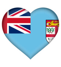 Fiji Heart - Cushion cover Design