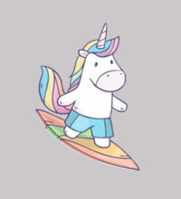 Surfing Unicorn - Mens Premium Hood Design