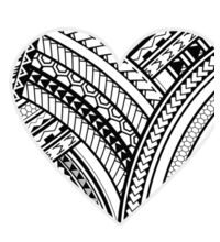 Polynesian Heart - Mug Design