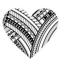 Polynesian Heart Design