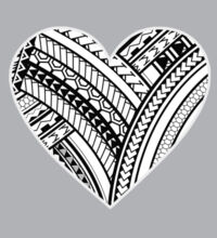 Polynesian Heart - Kids Supply Crew Design