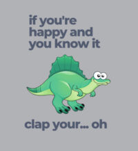 Happy Dinosaur - Kids Supply Hoodie Design