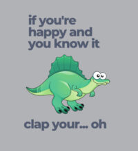 Happy Dinosaur - Kids Supply Crew Design
