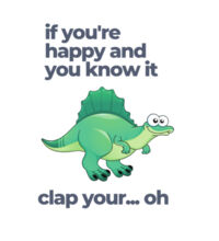 Happy Dinosaur - Mini-Me One-Piece Design