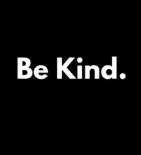 Be Kind.  - Womens Crop Hood Design