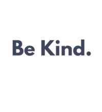 Be Kind. - Womens Crop Tee Design