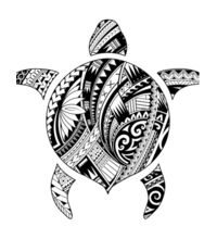 Polynesian Turtle Design