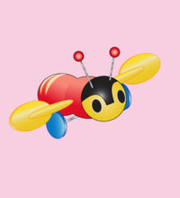 Kiwi Buzzy Bee - Kids Wee Tee Design