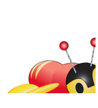 Kiwi Buzzy Bee - Baby Bib Design