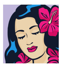 Polynesian Girl - Mug Design