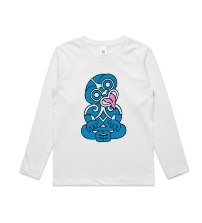 Green Hei Tiki - Kids Longsleeve Tee Thumbnail