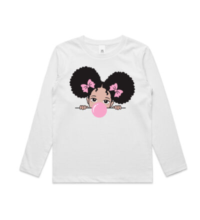 Bubble Girl - Kids Longsleeve Tee Thumbnail