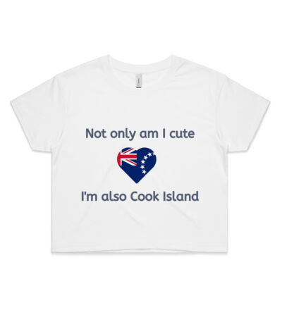 Cute and Cook Island - Womens Crop Tee Thumbnail