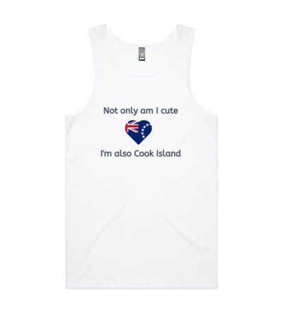 Cute and Cook Island - Mens Lowdown Singlet Thumbnail