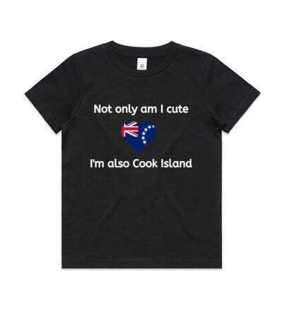 Cute and Cook Island - Kids Youth T shirt Thumbnail