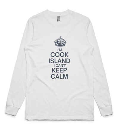 I'm Cook Island I can't keep calm. - Mens Base Longsleeve Tee Thumbnail