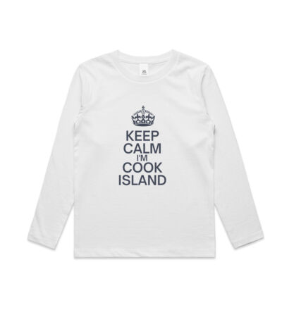 Keep calm I'm Cook Island - Kids Longsleeve Tee Thumbnail