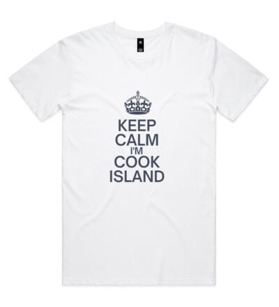 Keep calm I'm Cook Island - Mens Staple T shirt Thumbnail