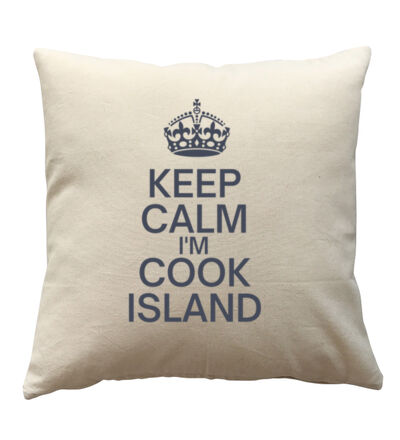 Keep calm I'm Cook Island - Cushion cover Thumbnail