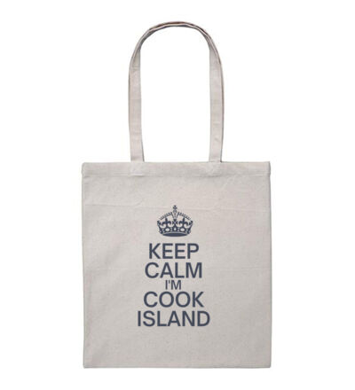 Keep calm I'm Cook Island - Heavy Duty Canvas Tote Bag Thumbnail