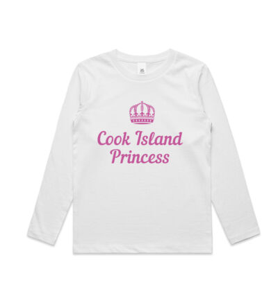 Cook Island Princess - Kids Longsleeve Tee Thumbnail