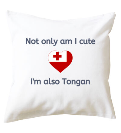 Cute and Tongan - Cushion cover Thumbnail