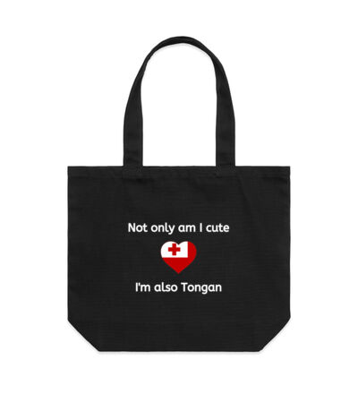 Cute and Tongan - Shoulder Tote Thumbnail