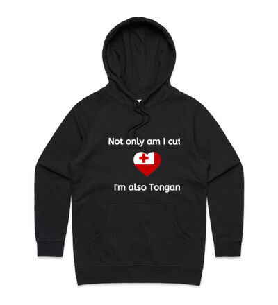 Cute and Tongan - Womens Supply Hood Thumbnail