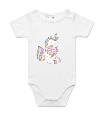 Unicorn and Doughnut - Mini-Me One-Piece Thumbnail