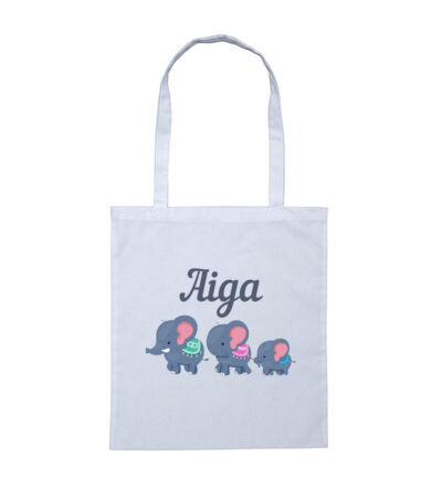 Elephant Aiga - Tote Bag Thumbnail