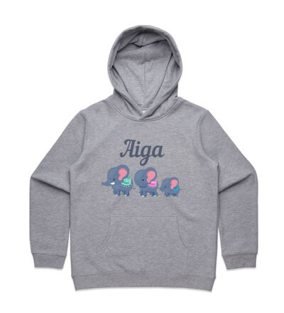 Elephant Aiga - Kids Supply Hoodie Thumbnail