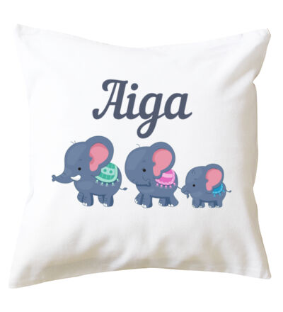 Elephant Aiga - Cushion cover Thumbnail
