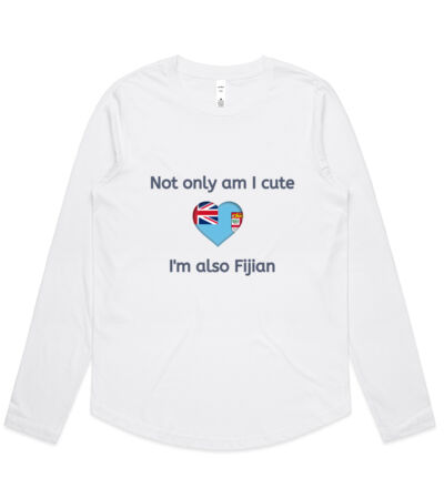 Cute and Fijian - Womens Curve Longsleeve Tee Thumbnail