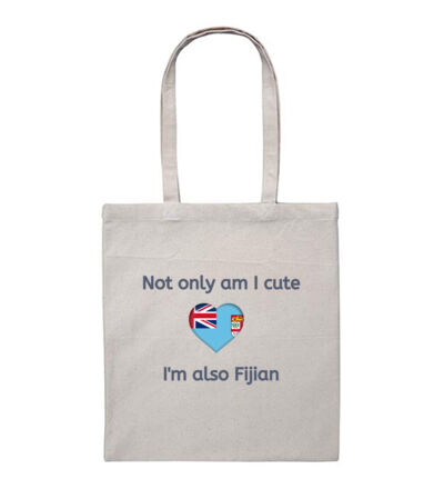 Cute and Fijian - Heavy Duty Canvas Tote Bag Thumbnail