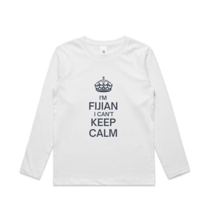 I'm Fijian I can't keep calm. - Kids Longsleeve Tee Thumbnail