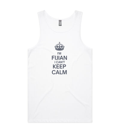 I'm Fijian I can't keep calm. - Mens Lowdown Singlet Thumbnail